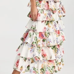 Alix Of Bohemia Tasha Rose Ruffle Skirt -Deals Glitz Muse Store abohe3014313730 1680547860417 2 0. UX357 QL90