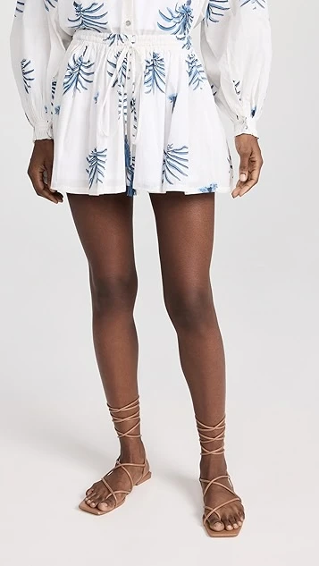 Alix Of Bohemia Christy Indigo Palm Shorts 9 Alix Of Bohemia Christy Indigo Palm Shorts - Image 7