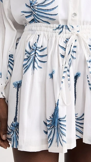 Alix Of Bohemia Christy Indigo Palm Shorts 7 Alix Of Bohemia Christy Indigo Palm Shorts - Image 5