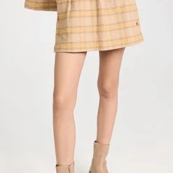 Acne Studios Plaid Skirt