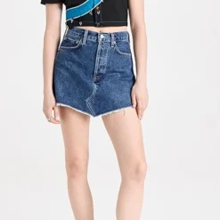 AGOLDE Parker Angled Hem Skirt -Deals Glitz Muse Store agole307431f6e0 1680722188011 2 0. UX357 QL90