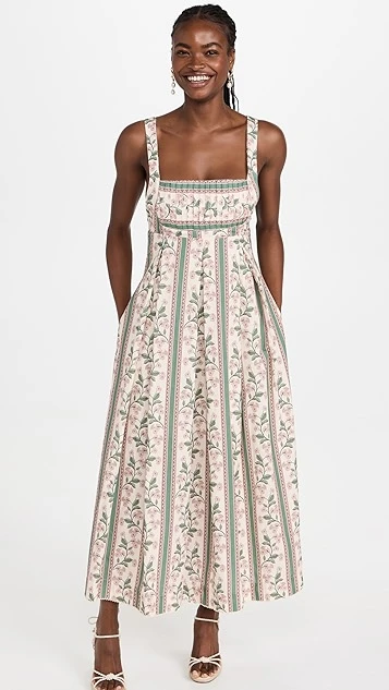 Agua By Agua Bendita Hortensia Golondrina Midi Dress 9 Agua By Agua Bendita Hortensia Golondrina Midi Dress - Image 7