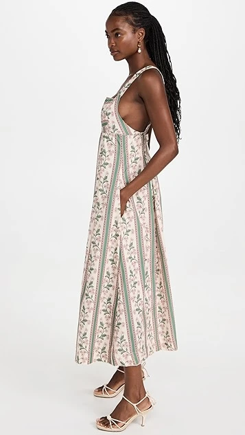 Agua By Agua Bendita Hortensia Golondrina Midi Dress 5 Agua By Agua Bendita Hortensia Golondrina Midi Dress - Image 3