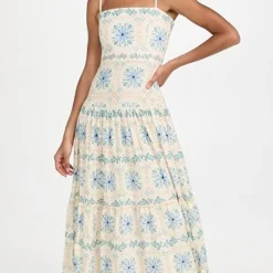 Agua By Agua Bendita Lima Chivas Maxi Dress