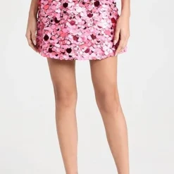 Aje Cherie Sequin Mini Skirt