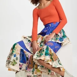 Alemais Soleil Ruffle Skirt -Deals Glitz Muse Store alema3005513203 1666972802314 2 0. UX357 QL90