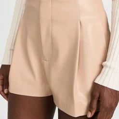 Alice + Olivia Steffie Vegan Leather Paperbag Shorts -Deals Glitz Muse Store alice4649210943 1659725683049 2 0. UX357 QL90