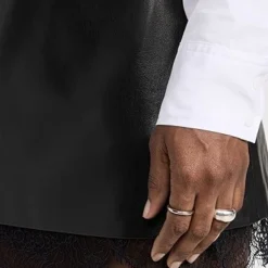 Alice + Olivia Rubi Faux Leather Two Tier Micro Skirt -Deals Glitz Muse Store alice465881cd2d 1669061941707 2 0. UX357 QL90