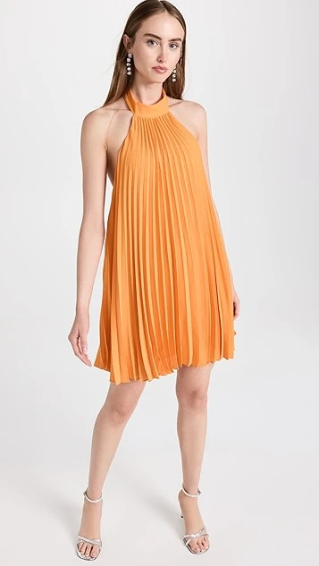 Alice + Olivia Aviana Halterneck Mini Dress 6 Alice + Olivia Aviana Halterneck Mini Dress - Image 4