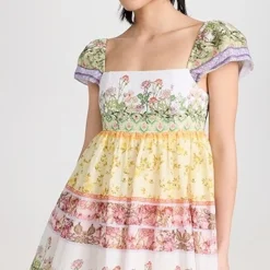 Alice + Olivia Tamia Puff Sleeve Babydoll Mini Dress -Deals Glitz Muse Store alice466211f84f 1680126626902 2 0. UX357 QL90