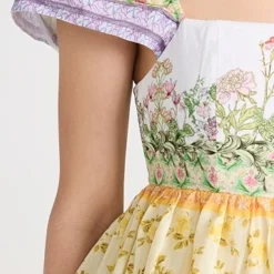 Alice + Olivia Tamia Puff Sleeve Babydoll Mini Dress -Deals Glitz Muse Store alice466211f84f 1680126627246 2 0. UX357 QL90