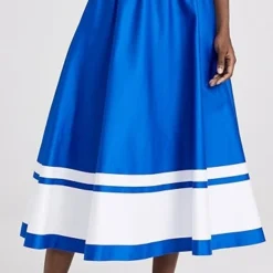 Alice + Olivia Earla High Waisted Flare Skirt