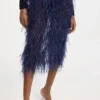Aliette Ostrich Feather Midi Skirt -Deals Glitz Muse Store aliet300471d6a1 1670945233964 2 0. UX357 QL90