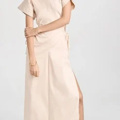 Andrea Iyamah Peta Cotton High Slit Dress -Deals Glitz Muse Store andri3006612158 1673455876376 2 0. UX357 QL90