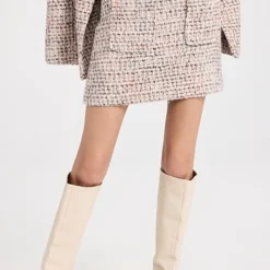 ANINE BING Lavender Tweed Adalynn Skirt