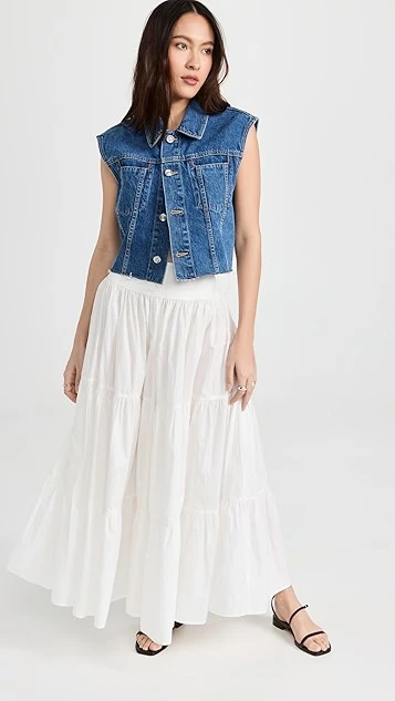 Apiece Apart Salida Romantic Maxi Skirt 6 Apiece Apart Salida Romantic Maxi Skirt - Image 4