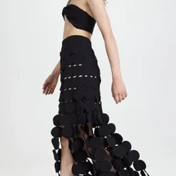 A.W.A.K.E. MODE Lazer Cut Multi Circle Skirt -Deals Glitz Muse Store awake302481cd2d 1654526722179 2 0. UX357 QL90