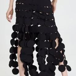 A.W.A.K.E. MODE Lazer Cut Multi Circle Skirt -Deals Glitz Muse Store awake302481cd2d 1654526722374 2 0. UX357 QL90