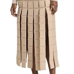 A.W.A.K.E. MODE High Waisted Multi Slits Quilted Skirt -Deals Glitz Muse Store awake3027158730 1674221240840 2 0. UX357 QL90