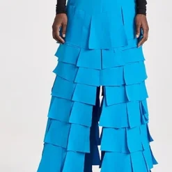 A.W.A.K.E. MODE Multi Rectangle Double-Layered Skirt
