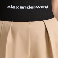 Alexander Wang Safari Shorts With Exposed Zipper And Logo Band -Deals Glitz Muse Store awang4374611307 1657925902582 2 0. UX357 QL90