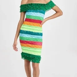 BruceGlen Cecilia Striped Lace Bandage Mini Dress -Deals Glitz Muse Store bglen300321eee4 1673460179495 2 0. UX357 QL90