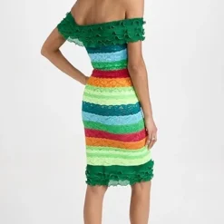 BruceGlen Cecilia Striped Lace Bandage Mini Dress -Deals Glitz Muse Store bglen300321eee4 1673460179497 2 0. UX357 QL90