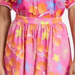 BruceGlen Tiki Floral Printed Shorts