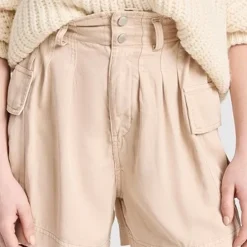 BLANKNYC Terracotta High Waisted Cargo Shorts