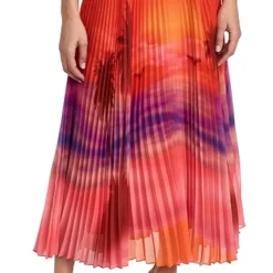 Brandon Maxwell Chiffon Pleated Tea Length Skirt With Lining -Deals Glitz Muse Store bmaxw301501eccc 1673976475851 2 0. UX357 QL90