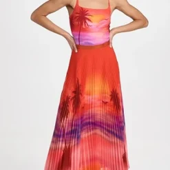 Brandon Maxwell Chiffon Pleated Tea Length Skirt With Lining -Deals Glitz Muse Store bmaxw301501eccc 1673976476169 2 0. UX357 QL90