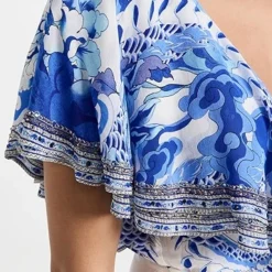 Camilla Frill Sleeve Long Dress -Deals Glitz Muse Store camla308781ec18 1667505305767 2 0. UX357 QL90