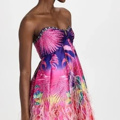 Camilla Strapless Short Feather Dress -Deals Glitz Muse Store camla308791ec1d 1671466756280 2 0. UX357 QL90