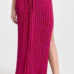 Christopher Esber Pleated Knit Tie Skirt