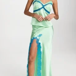 DANNIJO High Slit Applique Lacy Skirt -Deals Glitz Muse Store danij4121910167 1680298810669 2 0. UX357 QL90