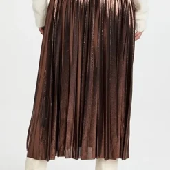 En Saison Pleated Metallic Midi Skirt -Deals Glitz Muse Store ensai301281a338 1636473478727 2 0. UX357 QL90