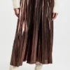 En Saison Pleated Metallic Midi Skirt -Deals Glitz Muse Store ensai301281a338 1636579639553 2 0. UX357 QL90