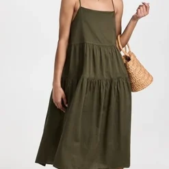 Enza Costa Cool Cotton Strappy Tiered Dress -Deals Glitz Muse Store enzac4107512977 1683747367289 2 0. UX357 QL90