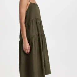 Enza Costa Cool Cotton Strappy Tiered Dress -Deals Glitz Muse Store enzac4107512977 1683747367312 2 0. UX357 QL90