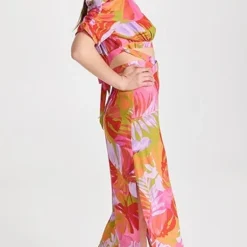 FARM Rio Colorful Leaves Midi Dress -Deals Glitz Muse Store farmr305691eb7d 1671035227468 2 0. UX357 QL90