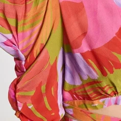 FARM Rio Colorful Leaves Midi Dress -Deals Glitz Muse Store farmr305691eb7d 1671035228190 2 0. UX357 QL90