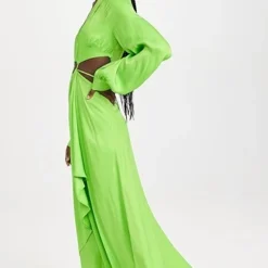 FARM Rio Lime Green Maxi Dress -Deals Glitz Muse Store farmr3057512952 1667592655368 2 0. UX357 QL90