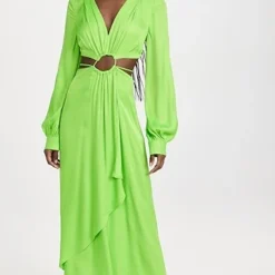 FARM Rio Lime Green Maxi Dress