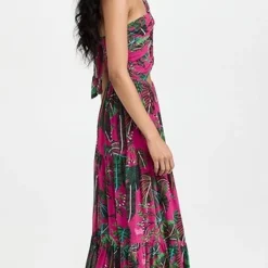 FARM Rio Leaves Pink Maxi Dress -Deals Glitz Muse Store farmr306121f5c5 1677536988153 2 0. UX357 QL90