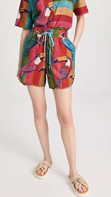 FARM Rio Wonderful Toucans Uni Shorts 3 FARM Rio Wonderful Toucans Uni Shorts