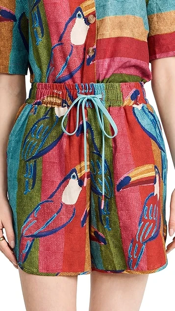 FARM Rio Wonderful Toucans Uni Shorts 8 FARM Rio Wonderful Toucans Uni Shorts - Image 6