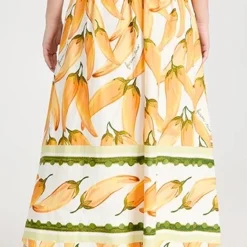 FARM Rio Peppers Off-White Maxi Skirt -Deals Glitz Muse Store farmr306681fe3e 1682103138191 2 0. UX357 QL90