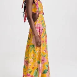 FARM Rio Macaw Bloom Yellow Dress -Deals Glitz Muse Store farmr306761fe40 1683225542140 2 0. UX357 QL90