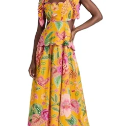 FARM Rio Macaw Bloom Yellow Dress -Deals Glitz Muse Store farmr306761fe40 1683225542200 2 0. UX357 QL90