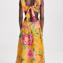 FARM Rio Macaw Bloom Yellow Dress -Deals Glitz Muse Store farmr306761fe40 1683225542401 2 0. UX357 QL90